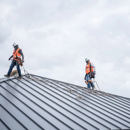 Commercial roof inspection