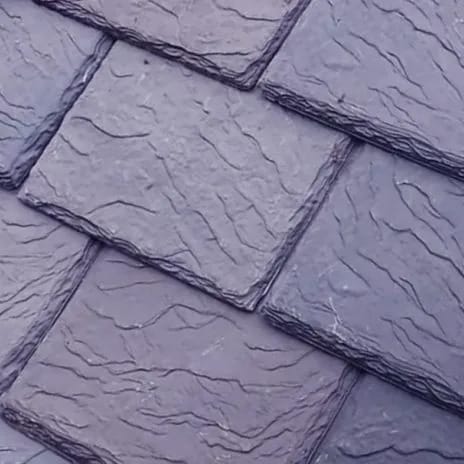 Synthetic tile roofing