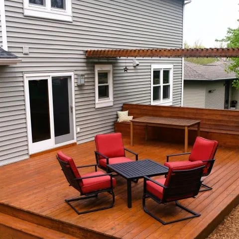 Cedar deck