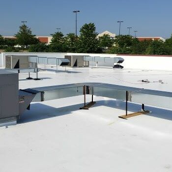 A TPO single-ply roof