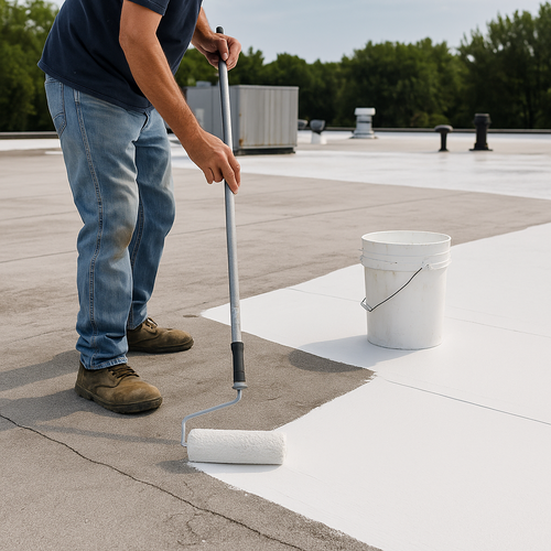 flat roof coatings