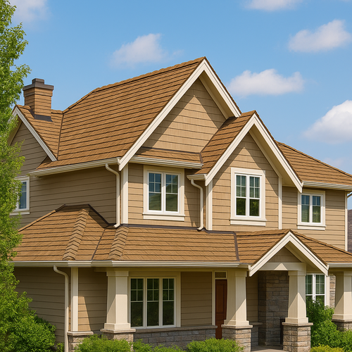 synthetic wood roofing