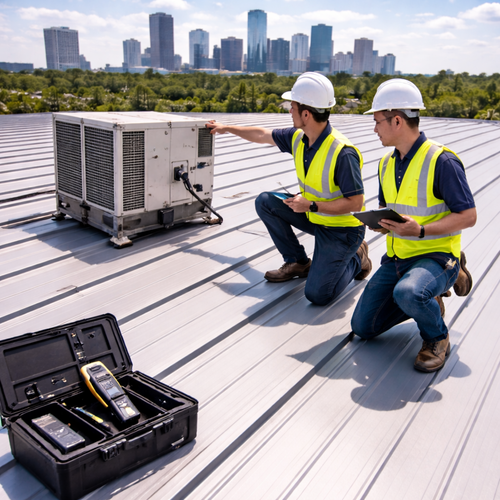 commercial roof inspection