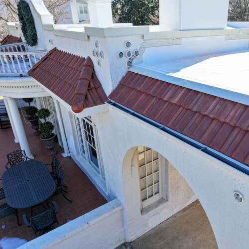Concrete tile roofing