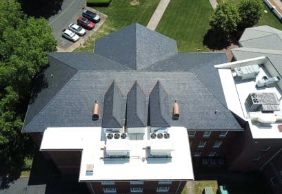 Slate roofing