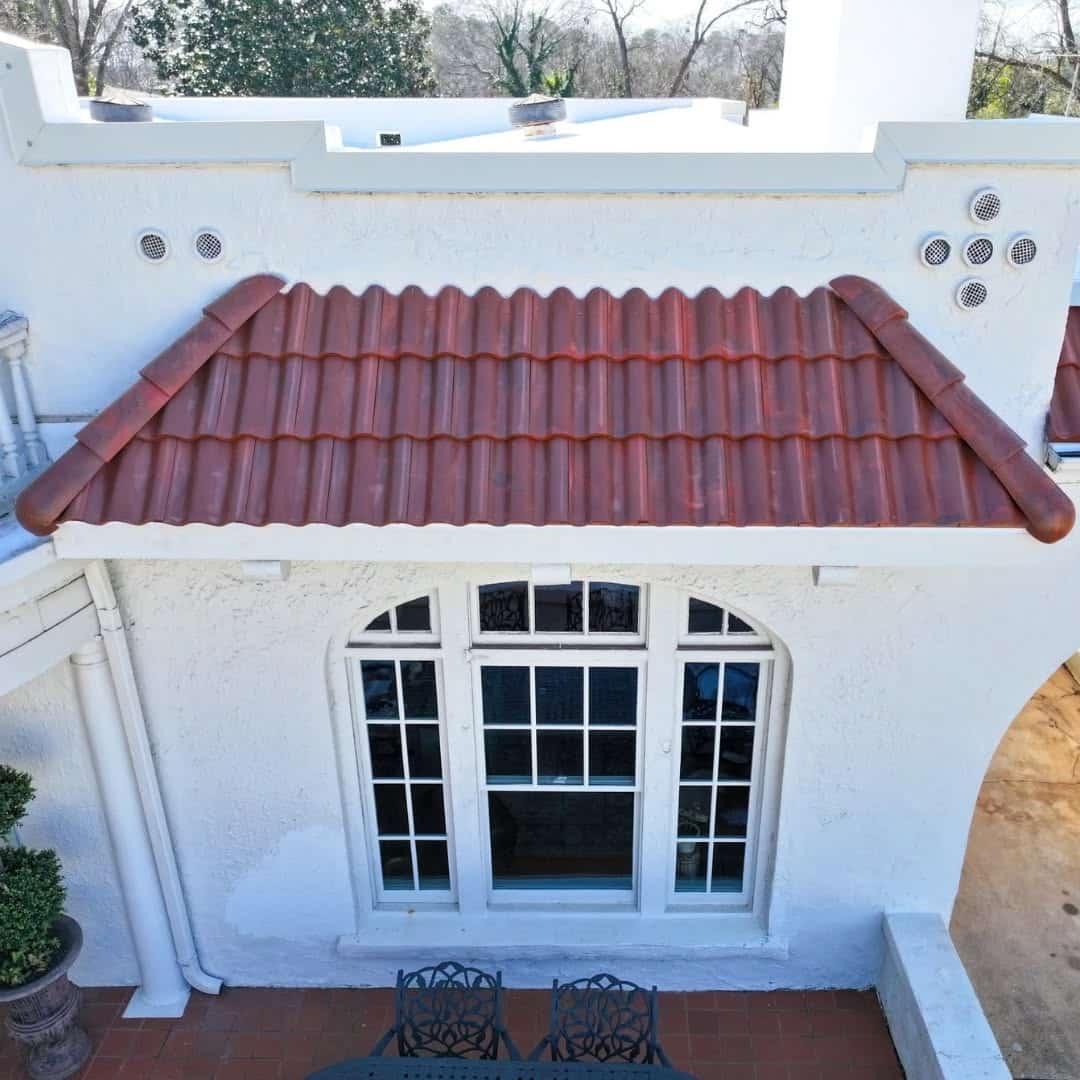 Clay tile roofing