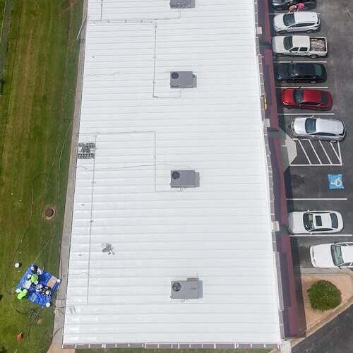 Metal roof coating