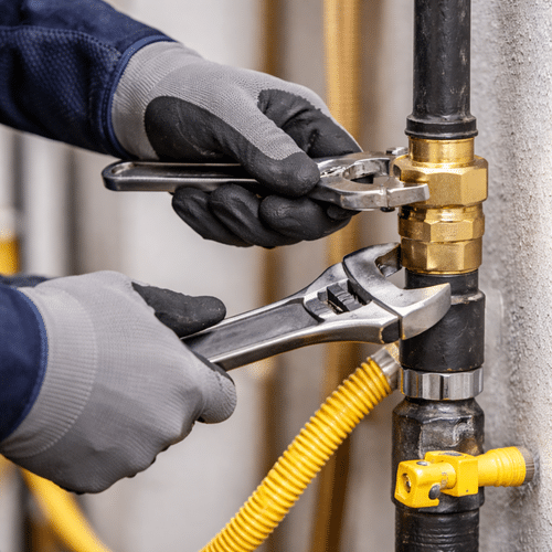 Gas Line Installation
