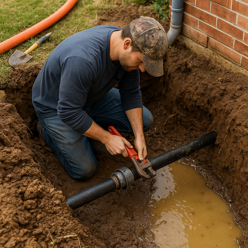 water and sewer line repairs