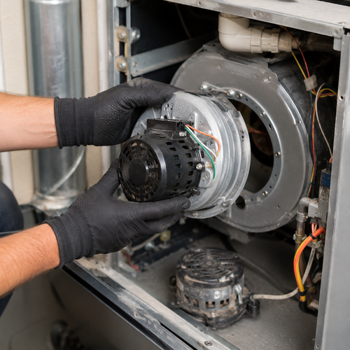 hvac inducer motor replacement