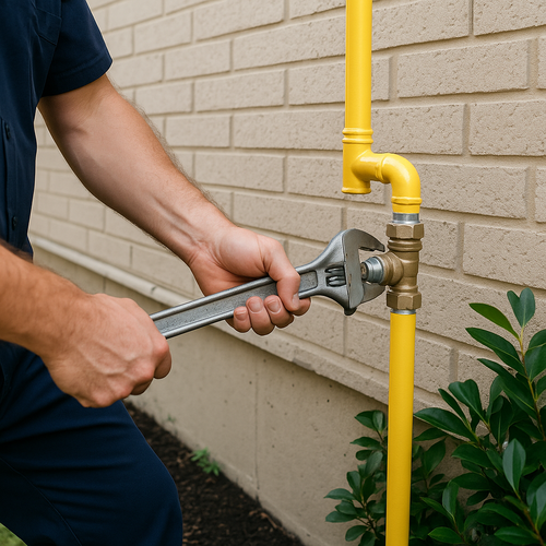 gas line install