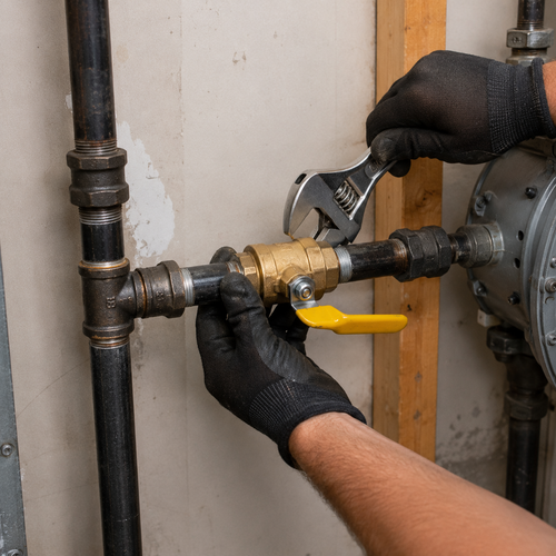 gas valve replacement