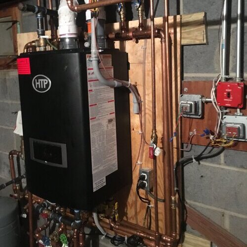 A combi boiler