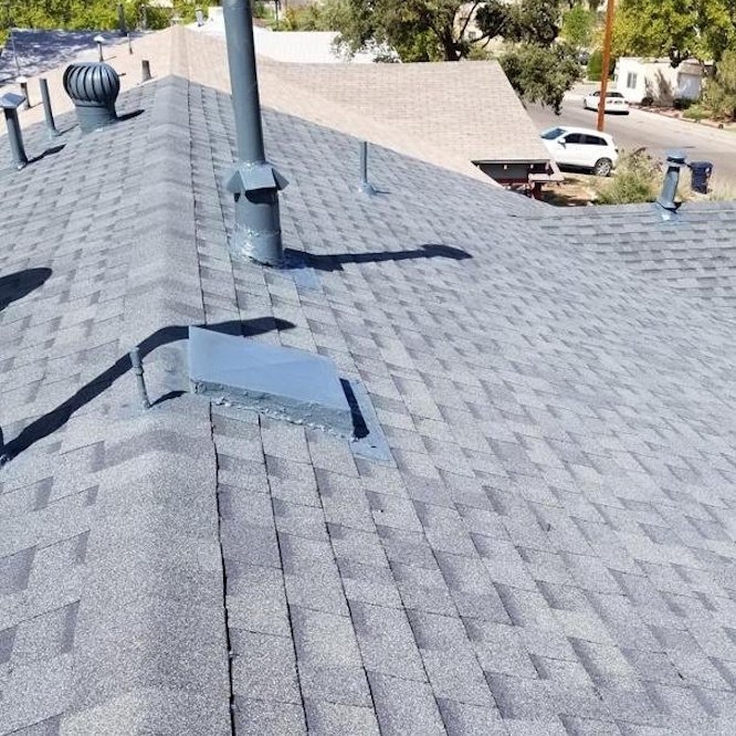 Asphalt shingle roof