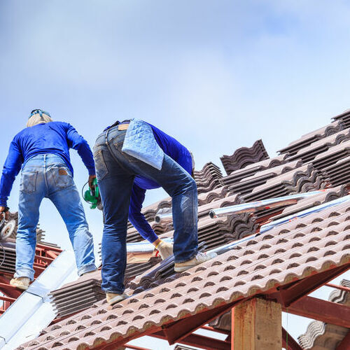 Stone coated steel roof